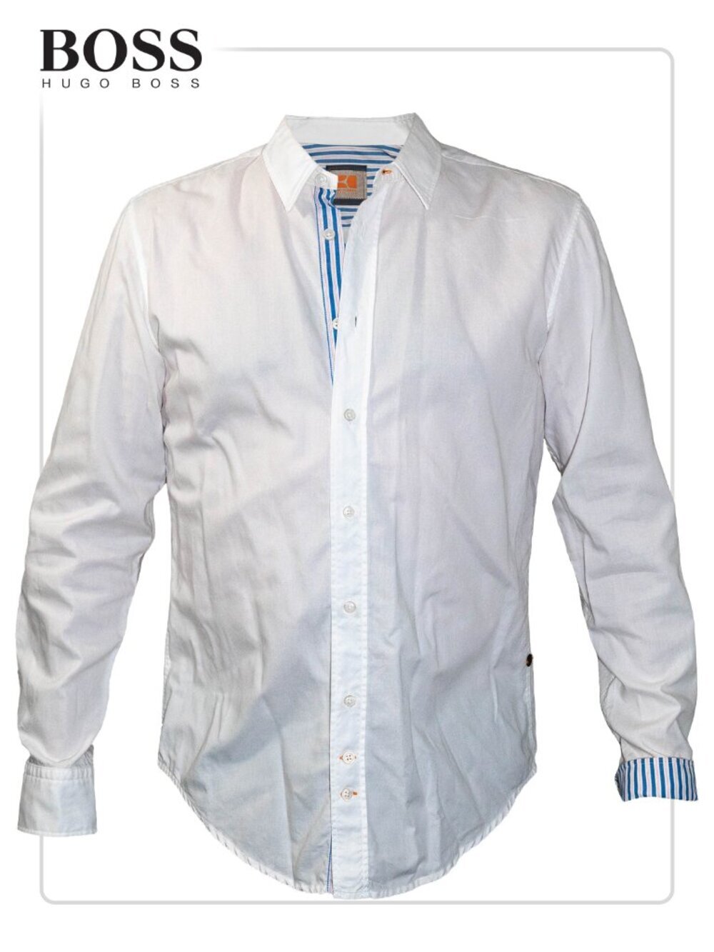 Hugo Boss Orange Label Men's White  Button Down (size Large)